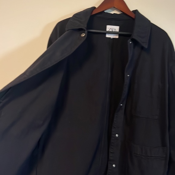 Zara black utility jacket - Picture 3 of 5